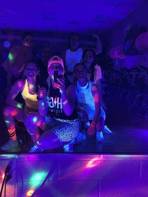 Black light High Fitness classes!!!