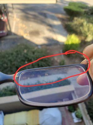 Lens does not fit frame properly