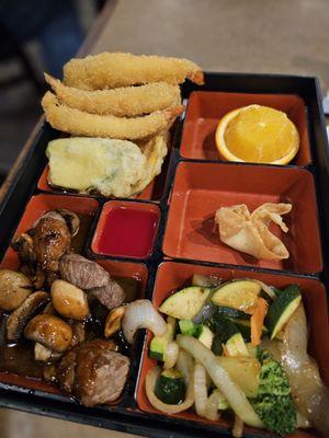 Steak & Shrimp Bento