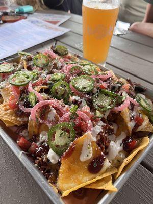 Brisket Nachos, yum!