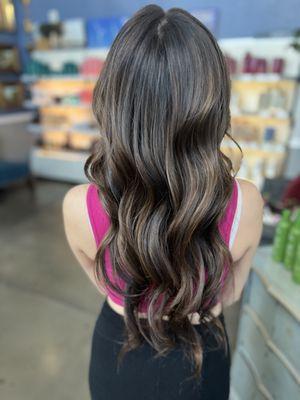 Mocha Mousse Balayage by Elodia