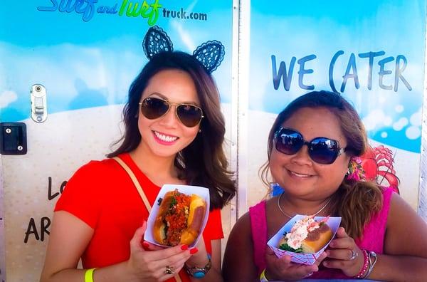 Lobster blt and lobster roll from Surf and Turf with Thao