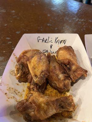 Carjun Garlic Parm Wings