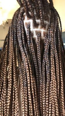 Medium Box braids