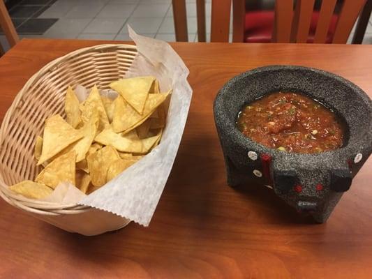 Chips and salsa.