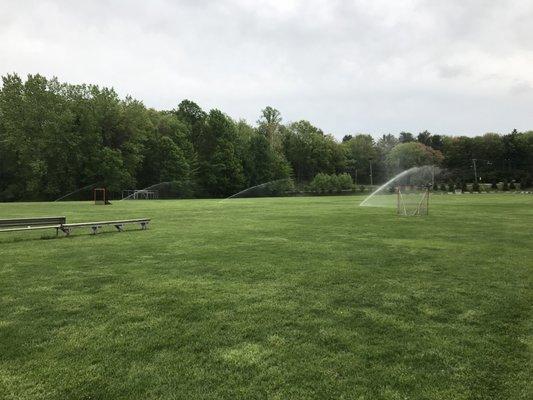 Irrigation spring opening @ ECHS soccer fields