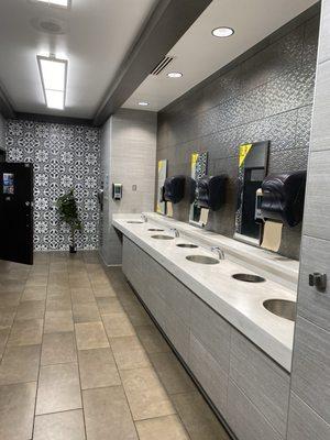 Clean restrooms