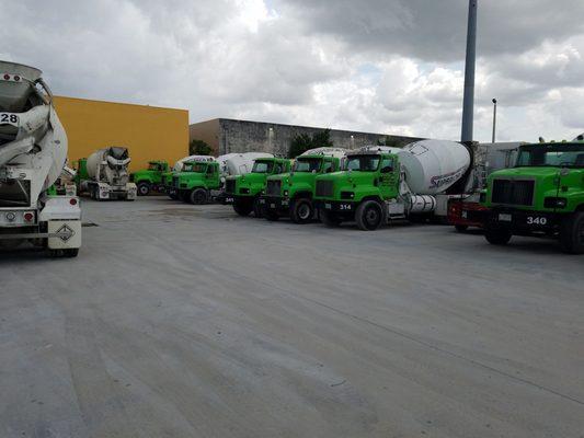 Fleet of mixers