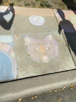 Photos from our sidewalk chalk art competition!