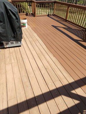 Deck restoration