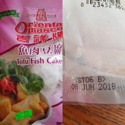 It's January and they are selling fish cakes that expired in June.