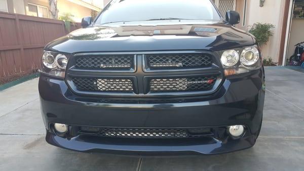 Front grill with Ripp intercooler