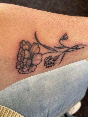 Carnation to memorialize my mom. It's her birth flower.