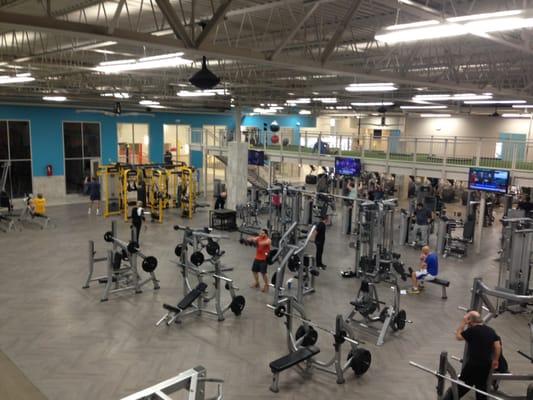 First Floor Strength and upper level functional training area