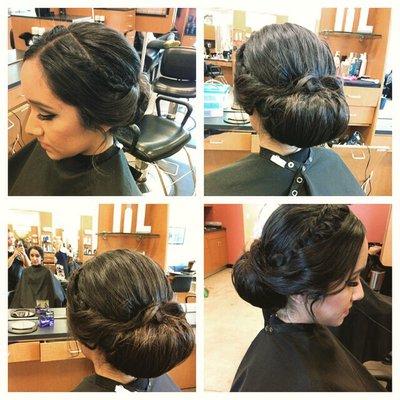 Prom updo by Elizabeth