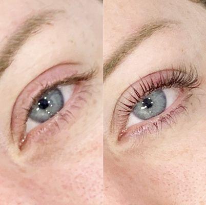 Keratin Lash Lift and Tint