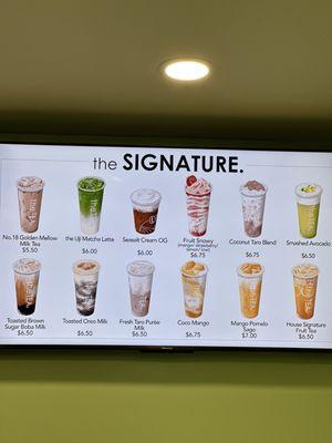 Signature Drinks