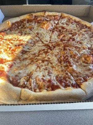 Large Plain Cheese Pizza