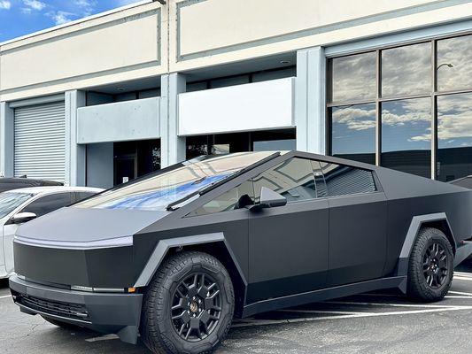 2024 TESLA Cybertruck - Full Matte Black PPF + Tint