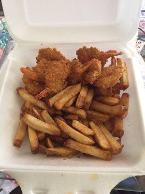 Shrimp and fries