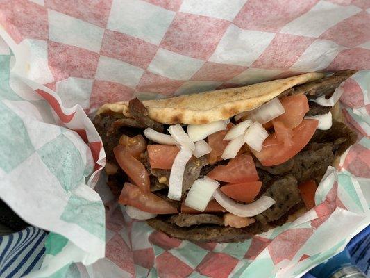 Packed full of flavor Gyro