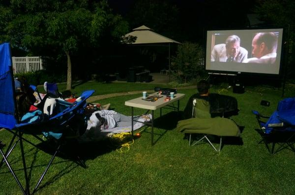 Movie Night under the stars.