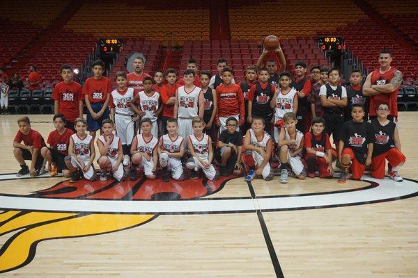 seasonal Allstar game at the Miami Heat arena