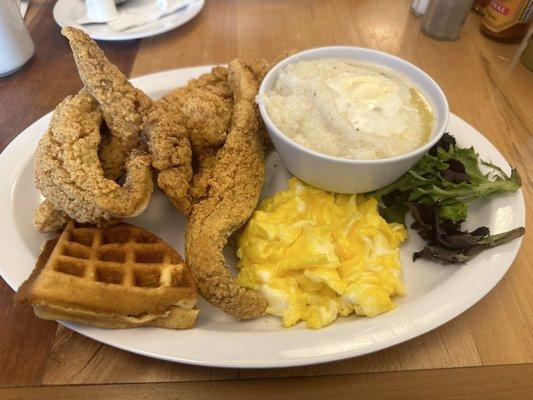 Fried Fish and Grits