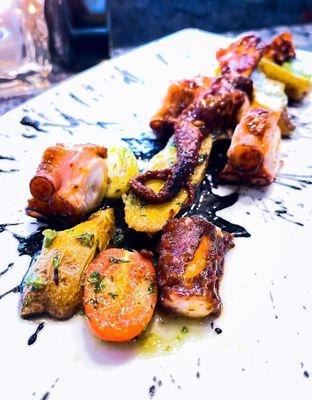 Seared octopus