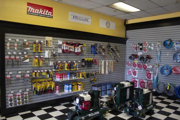 Inside view of the store at Jensen Fasteners in Sacramento