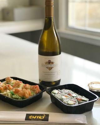 Sushi & Wine from Shiki Hibachi & Sushi!