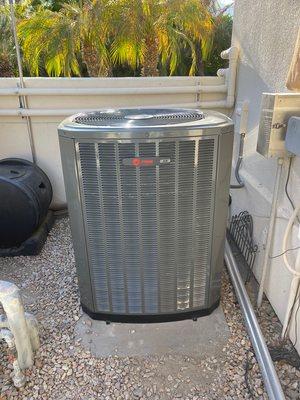 Two Stage TRANE Installation