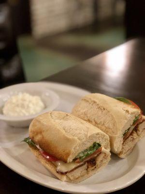 Danno's Turkey BLT with the cottage cheese side dish