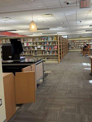 Inside the reading room.