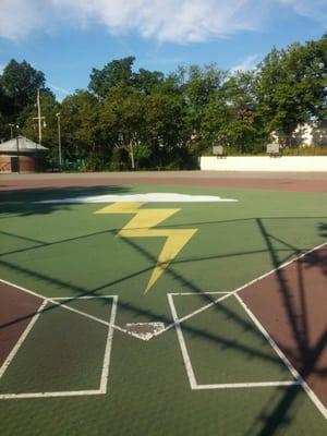 #electric baseball field