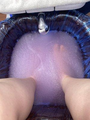 Pinks Jelly Pedicures are my absolute favorite and by far the best experience!