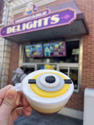 Minion Nutella banana pudding