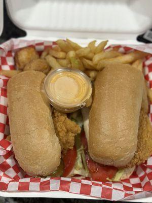 Catfish Po'Boy Combo