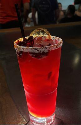 Best Hibiscus Margarita made by Manny... Stop by and ask Manny to make you one!!!