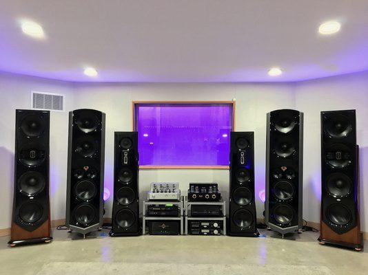 Visit and listen to our award winning audio systems! We feature small and large systems to fit your needs.