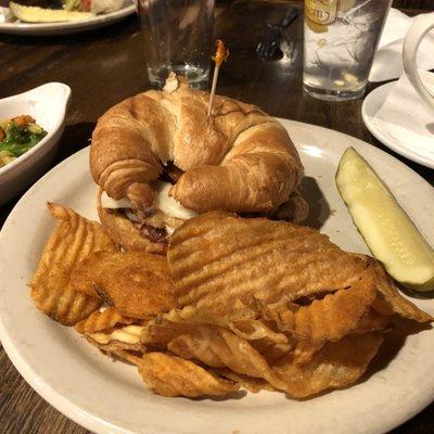 Grilled Tbs Sandwich and Homemade Tavern Chips