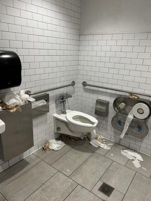 Disgusting bathroom