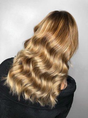 Honey balayage