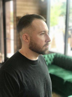 Haircut/beard trim by Jumpy