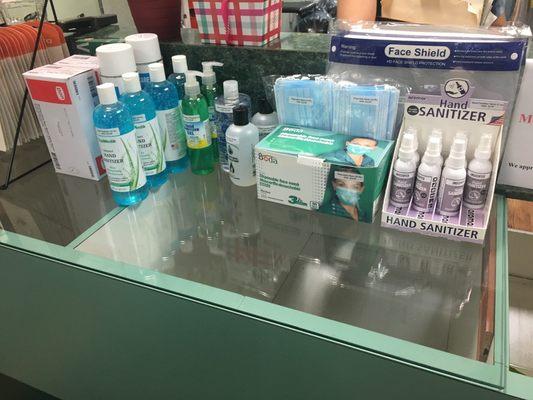 Masks, Shields, Sanitizers and Disinfectant and Gloves for Sale