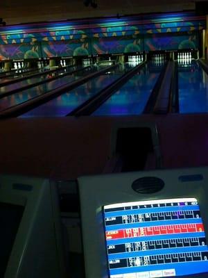 A shot of the lanes.