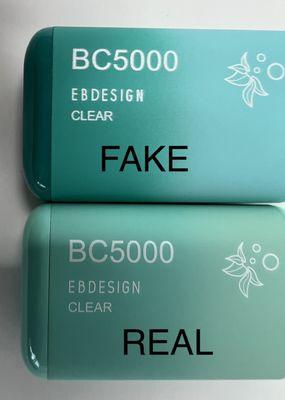 Real vs. Fake EBDESIGN BC5000