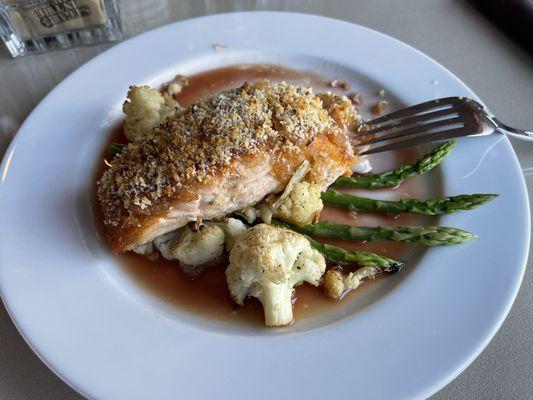 Crispy Onion Salmon