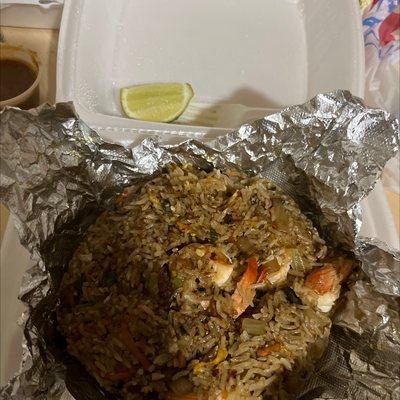 Shrimp P6. Fried Rice