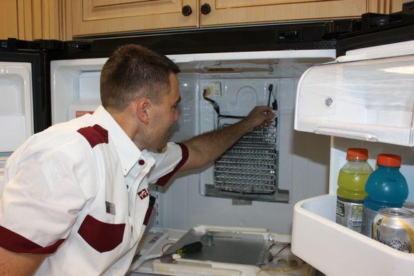 Refrigerator repair.